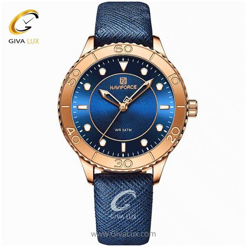 ساعت مچی زنانه بند چرمی ناوی فورس مدل NF5020 5020 (2).jpg